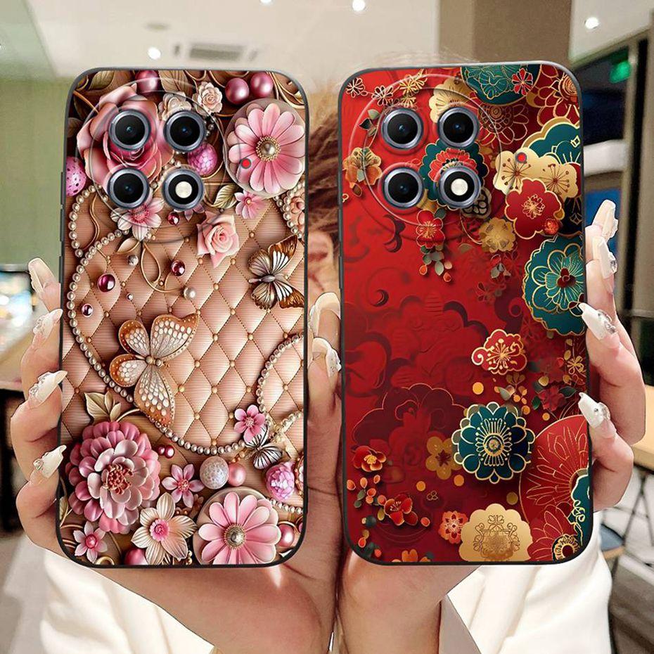 Beautiful Floral Phone Case For Tecno Camon 30S Pro Soft Silicone Shockproof Cover For Camon30S 30S Pro CLA5 CLA6 Cases Bumpers