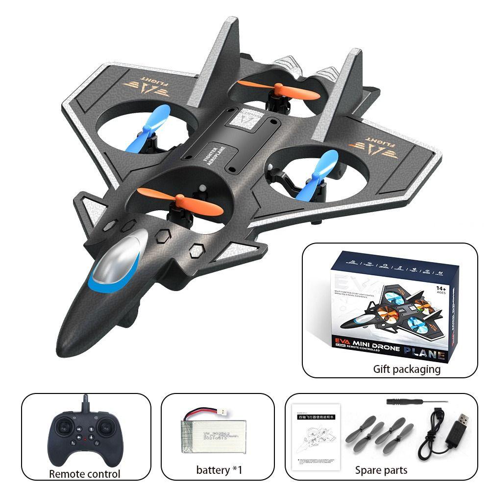 Rechargeable Glider Flying Helicopter Toy Gravity Sensing RC Hobby Jet Plane  Kids Gifts