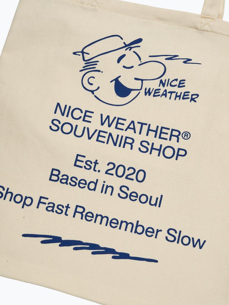 Niceweather Nw Souvenir Guy Tote Bag (Vanilla)