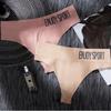 Sexy Women's Seamless Sports Thong High Elastic Letter Wide Waist Mid-waist Panties Seamless Comfortable Underwear