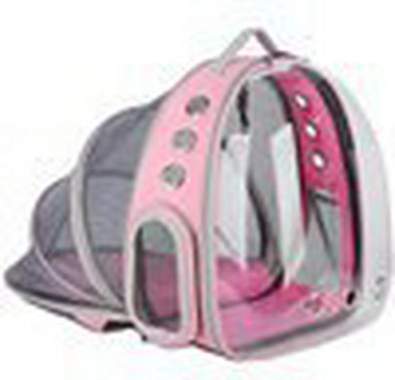 Transparent Portable Pet Backpack - Breathable Double Shoulder Travel Carrier for Cats