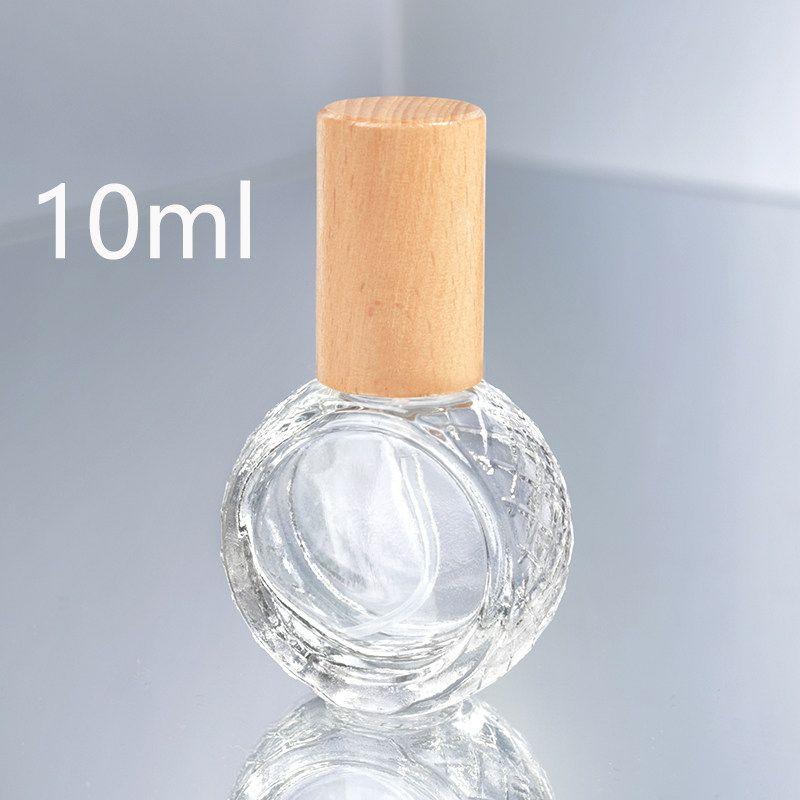 New Travel Portable Sample Wooden Lid Perfume Sub-Bottles