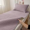 Thickened Ice Silk Cool Bed Sheet & Latex Mattress Topper for Summer