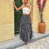 Women's Summer Geometric Print Skirt Elastic Ethnic Style Patchwork Skirt