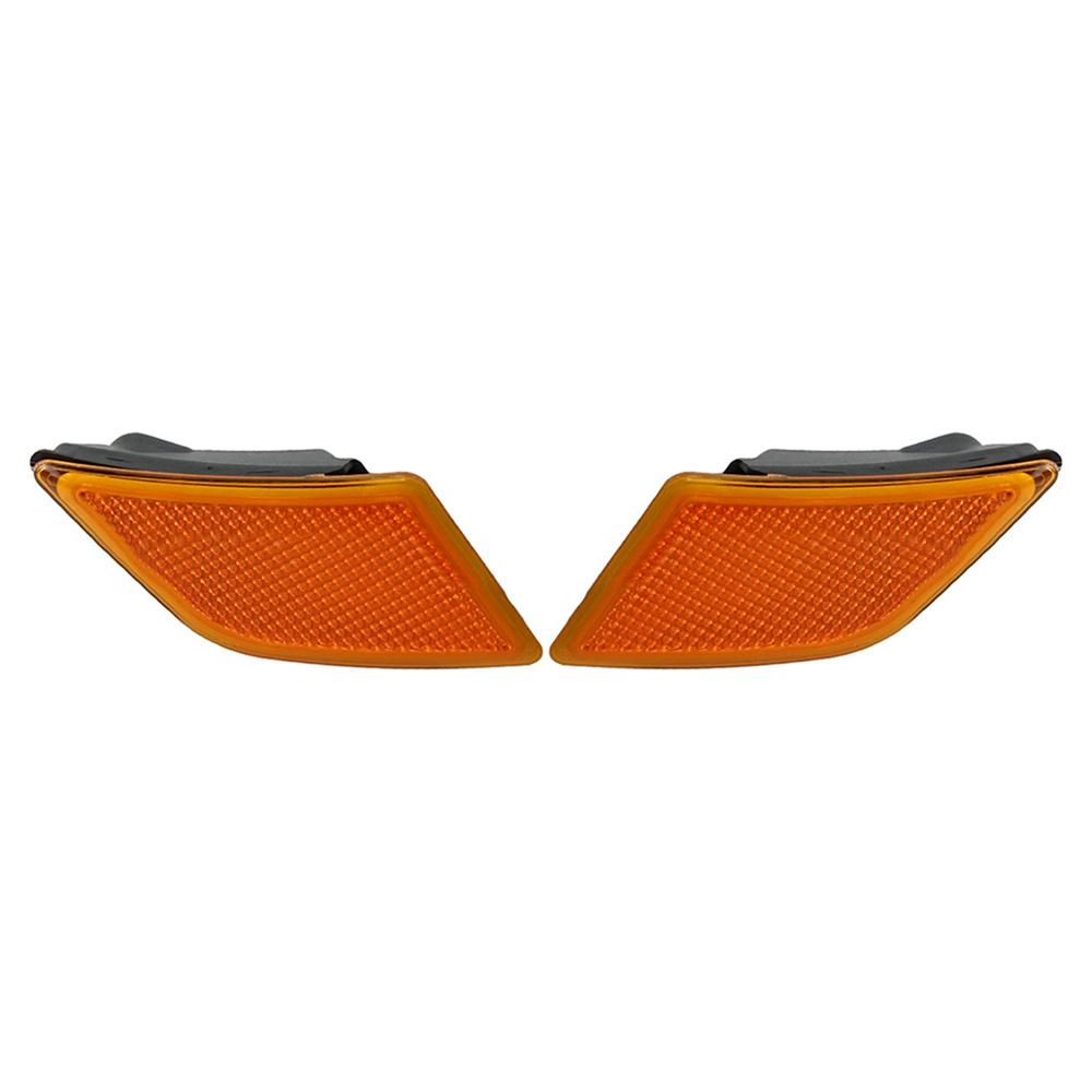Front Left&Right Marker Light Covers 2048200121 For Mercedes Benz C300 2008-2011