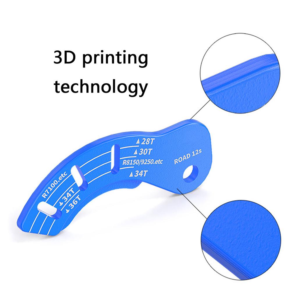 Road Bike Rear Derailleur Adjuster Chain Gaps Adjustment Gauge Tool for Bicycles Cycling Bike Tool Maintenance Shop Tool