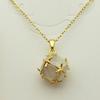 1 Pcs Faux Cat Eye Rubik Cube Copper Pendant with Stainless Steel Chain Combo Necklace