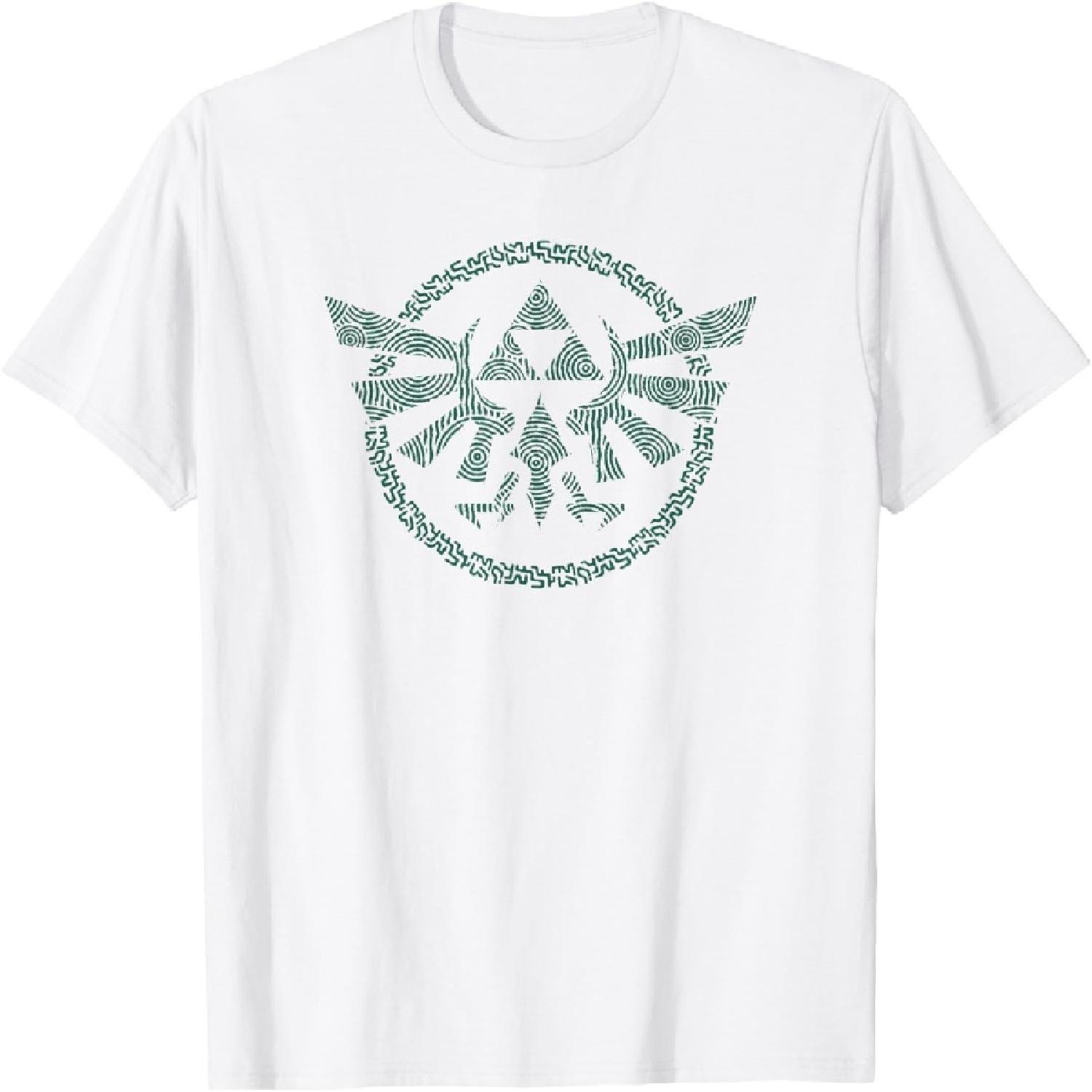 The Legend of Zelda Hyrule Triforce Circular Emblem T-Shirt S