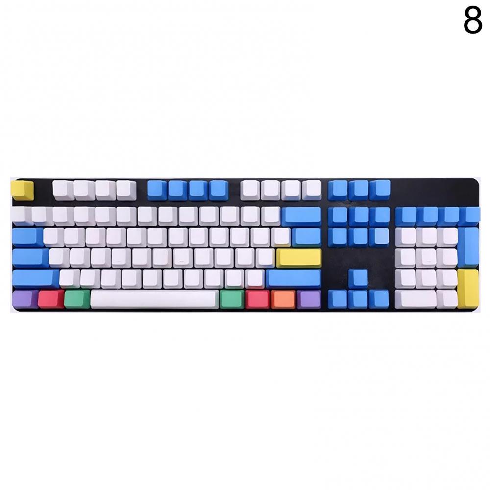 Universal Mechanical Keyboard Mechanical Keycaps 108Pcs PBT Lightproof No Letters Key Caps Replacement For Cherry MX Keycaps