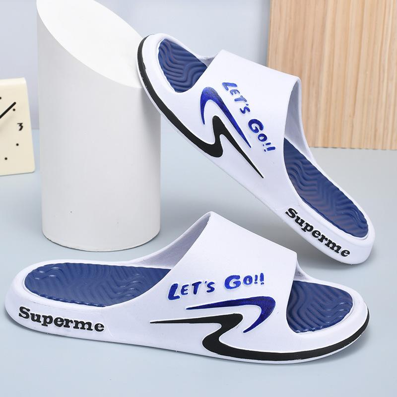 2025 New Bathroom Slippers Men's Summer Sports Indoor Home Sandals Women's Wear-resistant and Cool Slippers