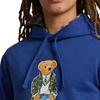 Polo Ralph Lauren Polo Bear Letter Print Hooded Long Sleeve Sweatshirt Men Sweatshirt Blue 710853309-033