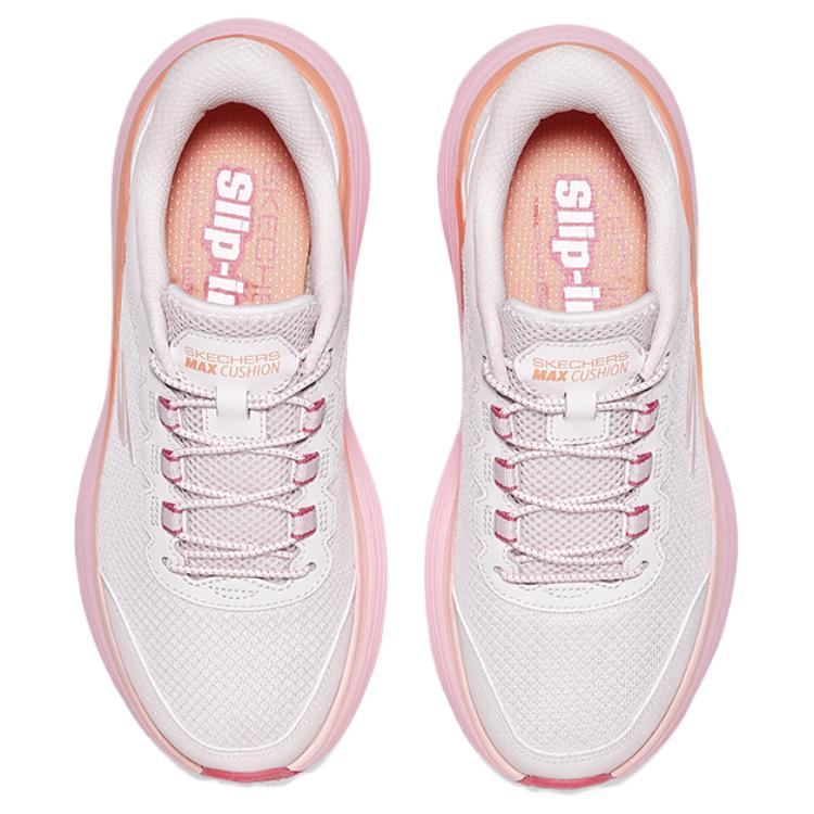 Skechers Slip Ins Max Cushioning Endeavour - Cardova Comfortable Durable Low Top Casual City Commuting Running Shoes Women Sneaker Pink 129474-LTPK