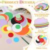 PATIKIL 60 Sheets Round 15cm Round Drawing DIY Craft Printing Bulletin Board White Cardstock, Diameter, Paper, Coasters, Supplies, Supplies,