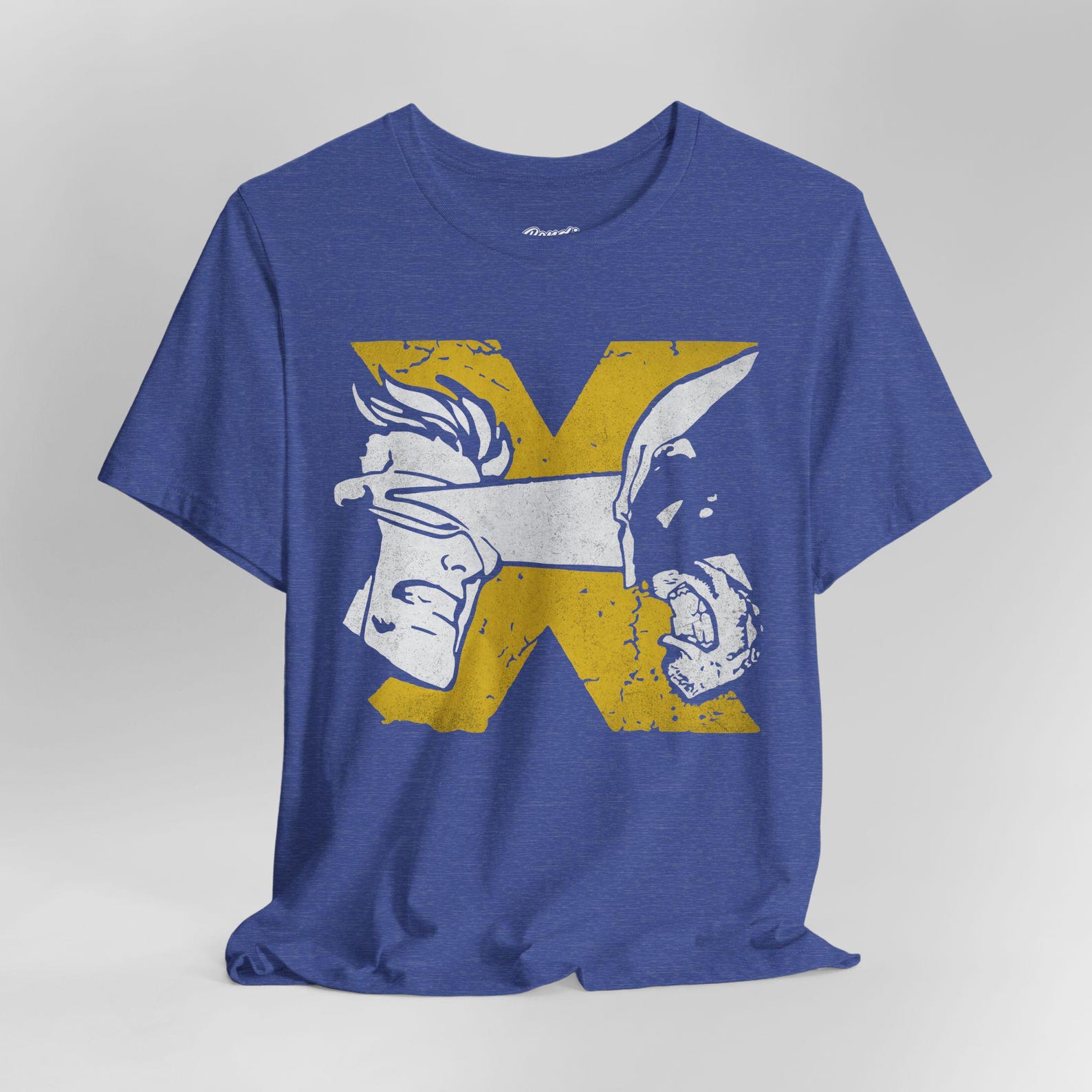 Retro Cyclops Wolverine Portrait Shirt, X Men Wolverine T-shirt, X Men Cyclops T-shirt, X Men Superhero, Mcu Fan, Birthday Gift L