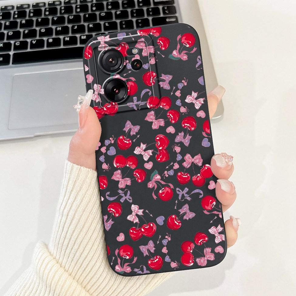 For Xiaomi 13T Pro Case 13T Silicone Cute Cartoon Cat Fashion Luxury Funny Shockproof Back Cover For Xiaomi 13T Phone Case Funda