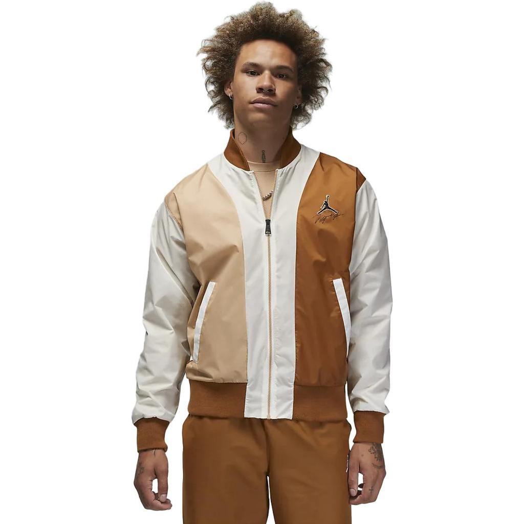 New Jordan Jacket Men's Light British Umber FB7033-281