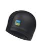 Lenomasuyeongbog Adult Simple Logo Urethane Coated Swim Cap Black Ro-Rc2G007-Bk