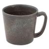 Marui Seito Shigaraki Ware Hechimon Mug, Small, Approx. 280ml Capacity, Black Kiln-Change Finish, Brown, MR-3-4441