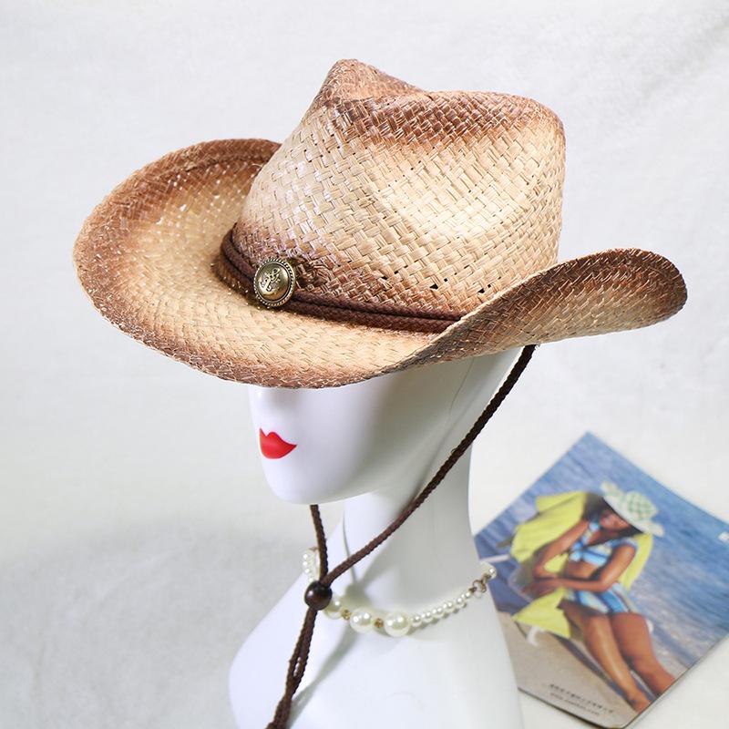 Wish Direct Supply Lafite Straw Hat, Straw Hat Cowboy Hat, Men'S Hat And Women'S Hat Self-Produced