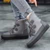 fashion Snow Men Boots Lace-Up Shoes Man Comfortable Men's Winter Boots Platform Ankle Boots Waterproof Men Shoe Footwear Work Shoes