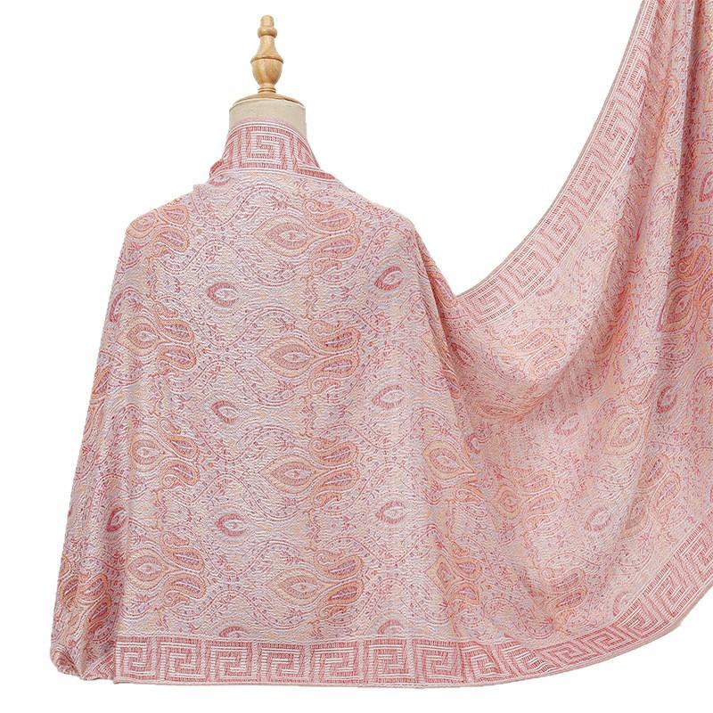 Bohemian Premium Versatile Scarf For Women Middle Eastern Jacquard Tassel Shawl For Women