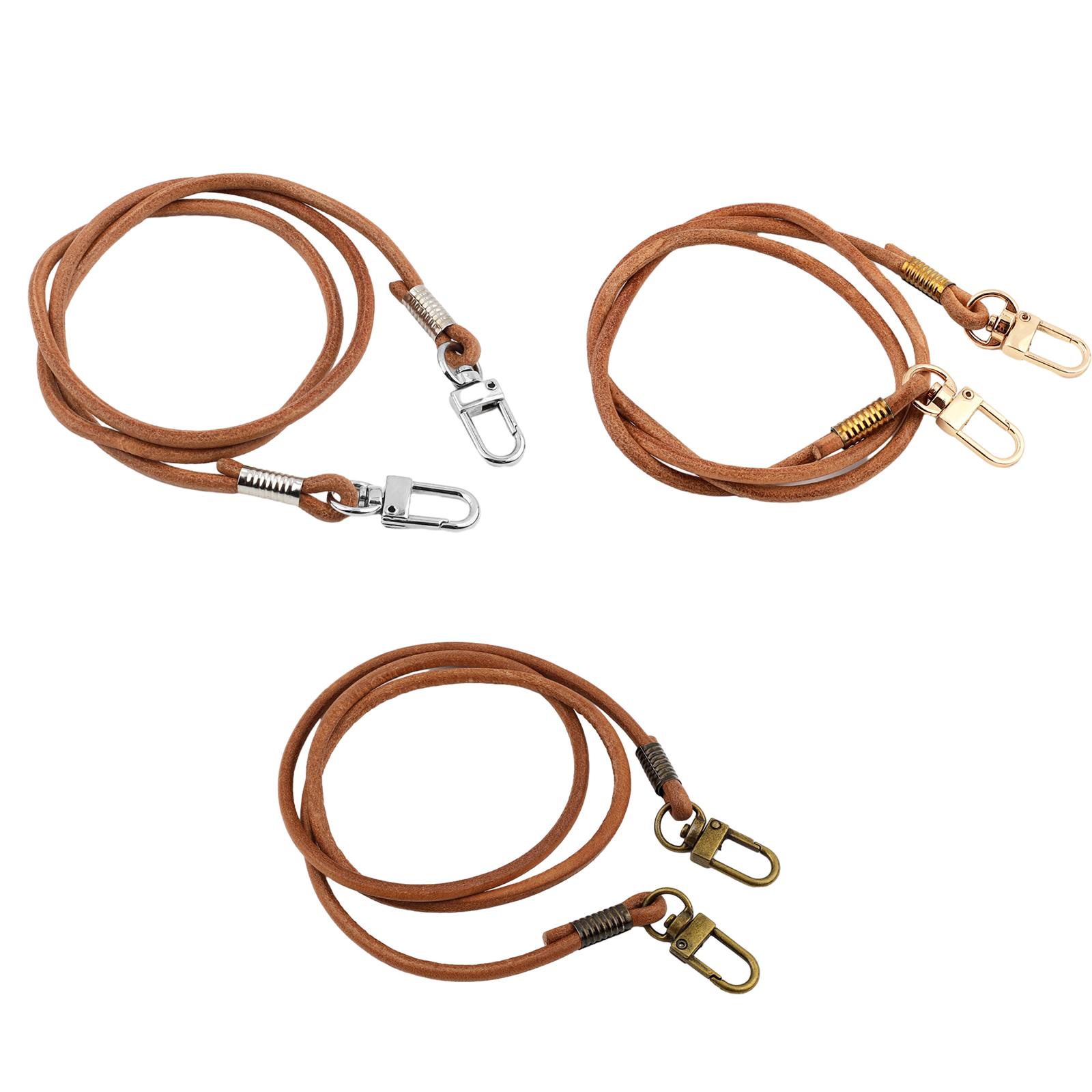 4 мм плечевой ремень 15/23/31/47 дюймов круглый ремень для сумки-ведра с пряжкой — фото 6