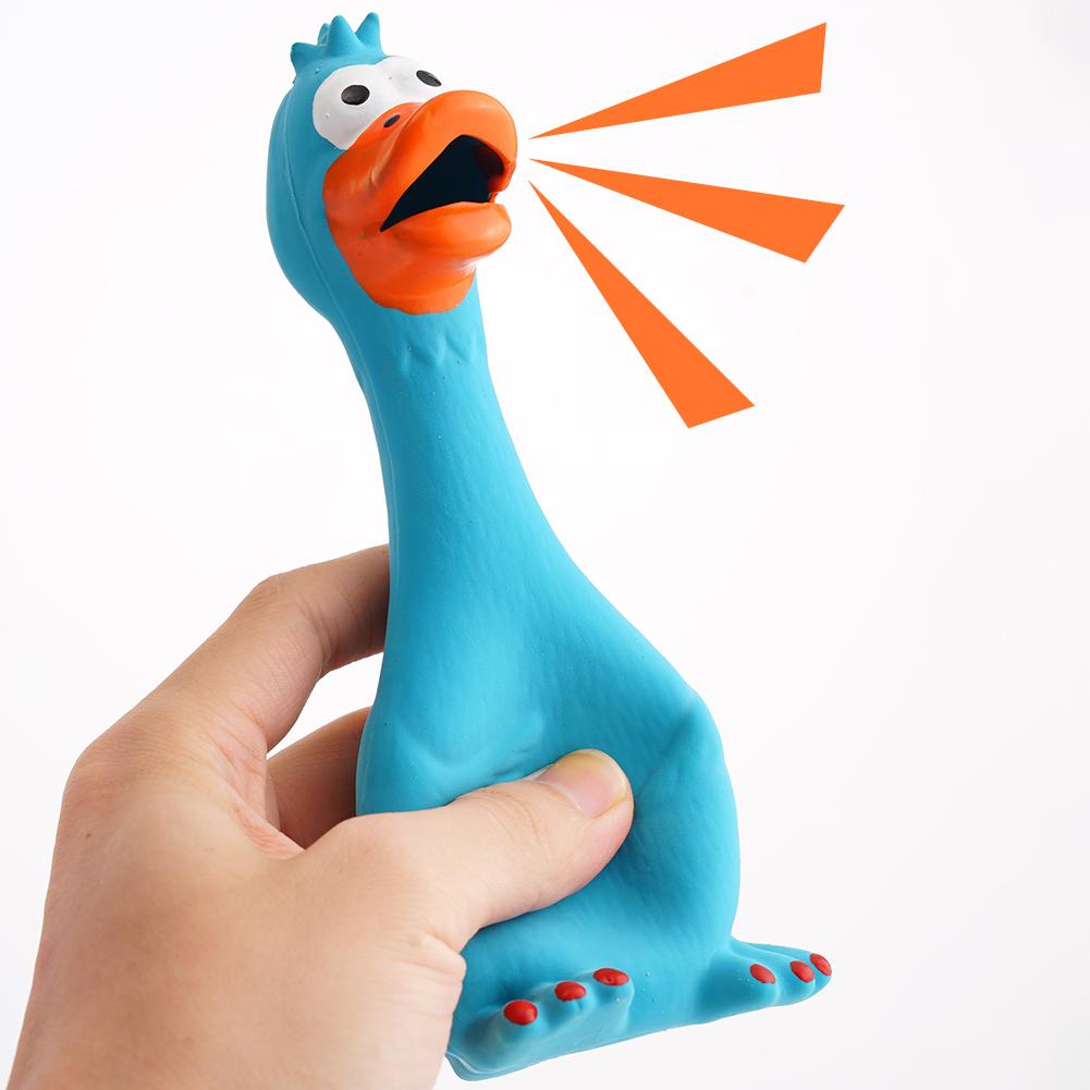 Squeaky Dog Rubber Toys Dog Latex Chew Toy Chicken Animal Bite Resistant Puppy Sound Toy Dog Supplies For Small Medium Large Dog