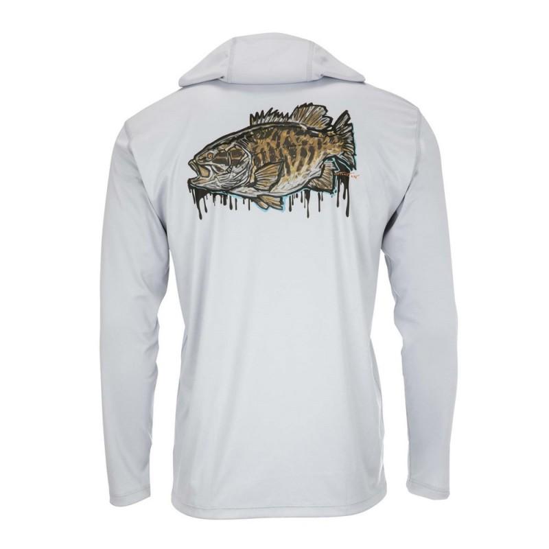 Mens Womens Quick-Dry UV Protection Hooded Fishing Shirt Long Sleeve Breathable Outdoor Performance Top