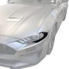 Car Headlight Side Marker Tint Vinyl Headlight Decal Pre-Cut Cover Overlay for Ford Mustang 2018 2019 2020 2025 Auto Accessories