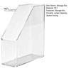 Horizontal Desk Organizer Kitchen Cling Film Organizer, Space Saving Durable Storage Box, Large Hair Accessory Case Capacity Vertical Bin, for