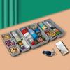 Felt Drawer Organizer Tray 8 Grids Multifunctional Simple Separator Storage Box for Shelf Cabinets