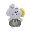 Small Plush Sweet Dog Keychain Cartoon Doll With Adorable Bib Designs Gifts For
