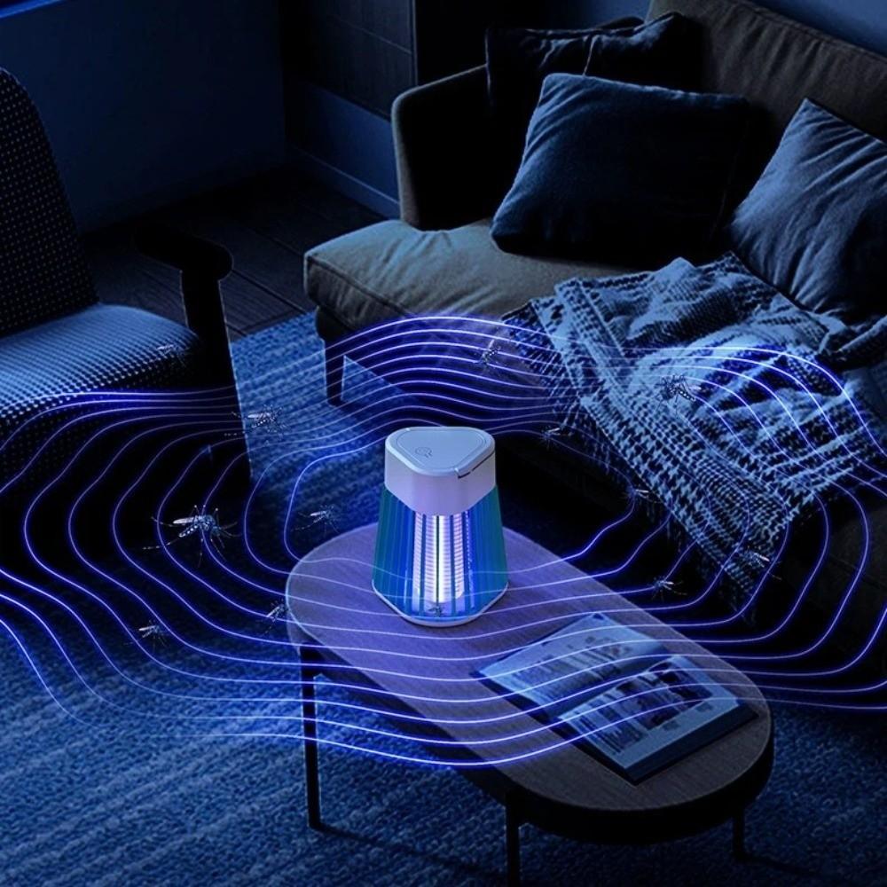 UV Light Electric Shock Bug Zapper Electric Shock UV Light Mosquito Trap  Outdoor