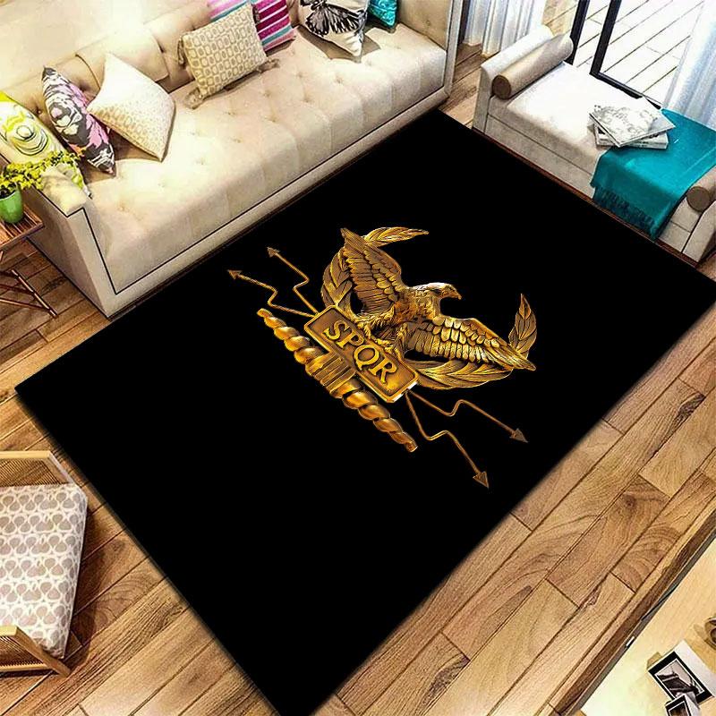 Roman SPQR Carpet Rug for Living Room Bedroom Home Sofa Decoration,Kids play Non-slip Floor Mat