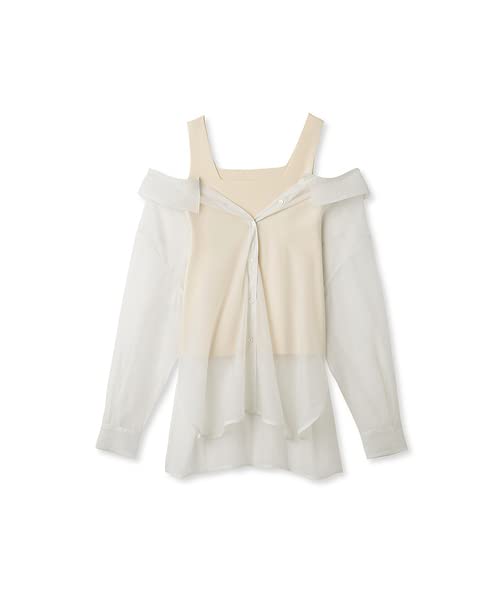 FRAY Layered Square Knit FWNT232057 I.D. Women's (IVR)