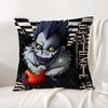 D-Death N-Note Cushion Cover Summer Coolness Linen Fabric Double-Sided Printing Pillow Case Sofa Home Decor Gift