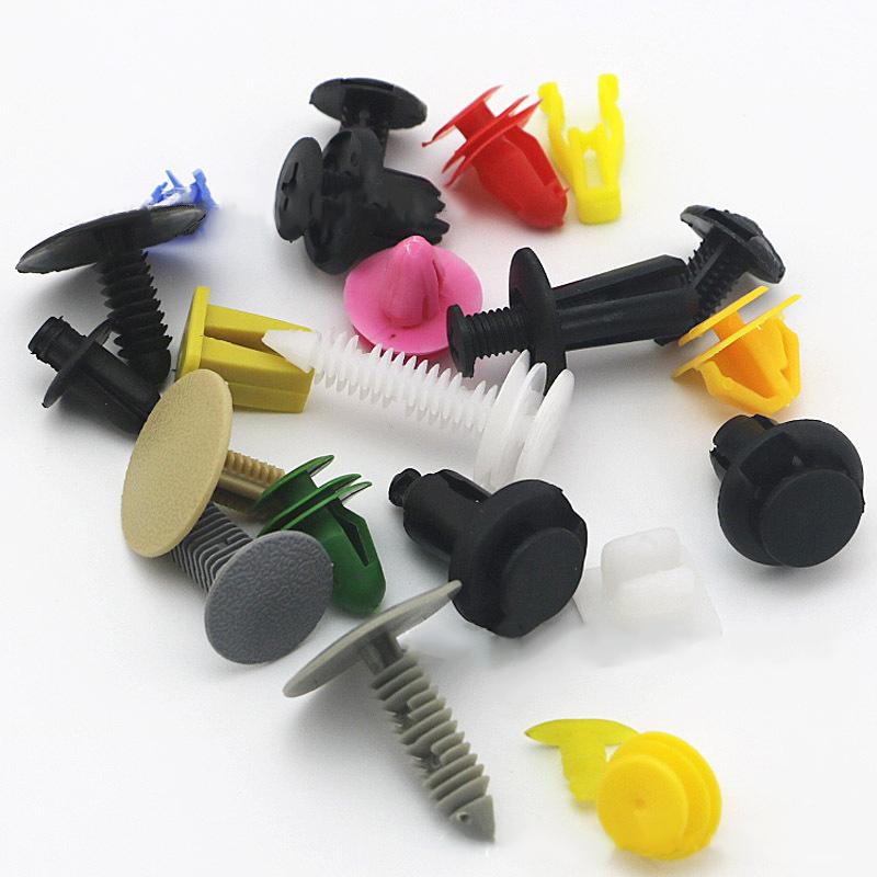 50pcs mixed plastic clips car interior fixed door panel fender nylon screws car mixing clips