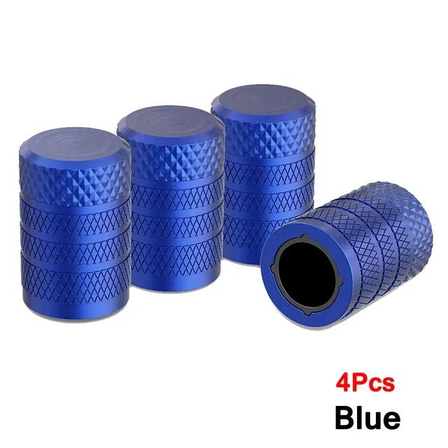AUTCOAT 4/8Pcs Tire Valve Stem Caps, Aluminum Tire Valve Cap, Universal Stem Covers for Cars Trucks Motorcycles SUVs and Bikes
