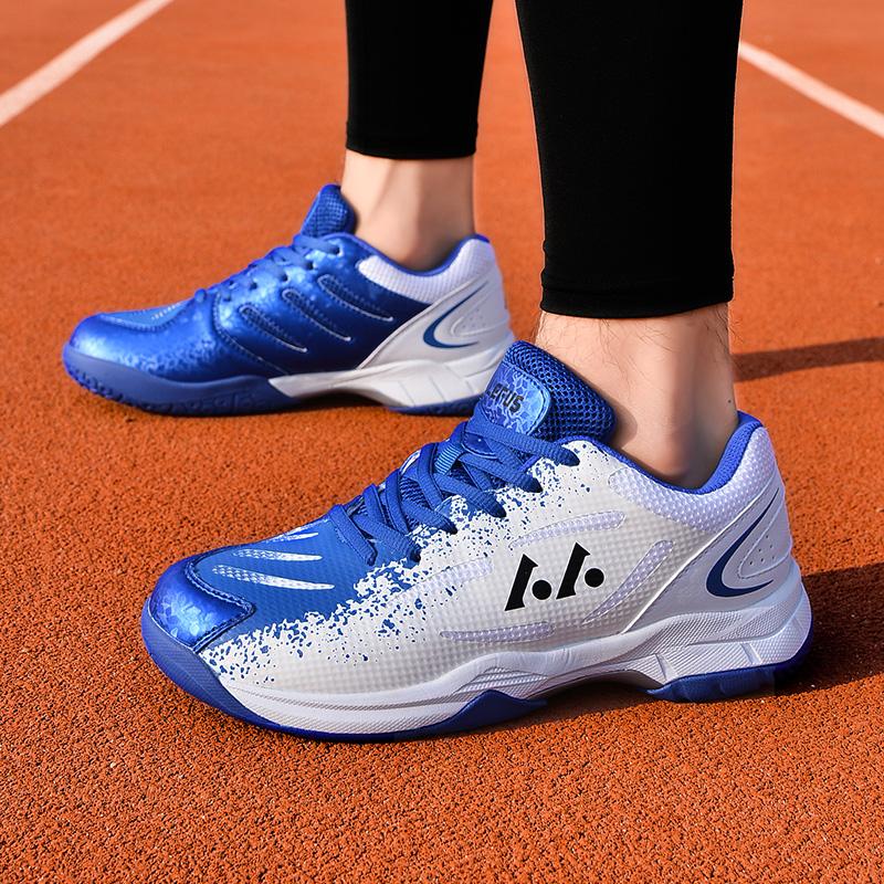 LEFUS Młodzieżowe dorosłe wysokiej jakości amortyzacja antypoślizgowe i odporne na zużycie sportowe buty do badmintona buty treningowe