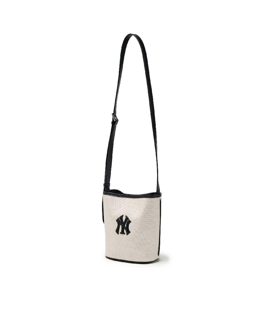 Mlb Basic Canvas Mini Bucket Bag Ny (Ivory)