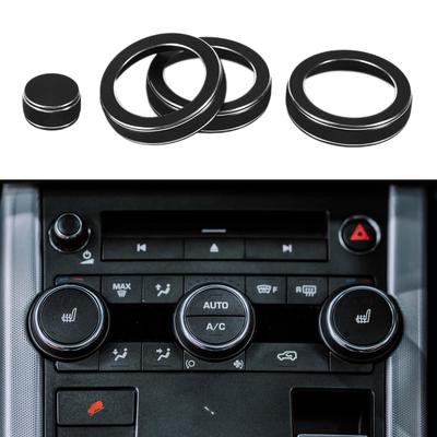 TUCKBOLD AC Air Conditioning Media Volume Control Switch Knob Cover Ring for Land Rover