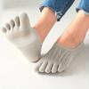 5 Pairs Women's Invisible Toe Socks, Breathable Mesh, Sweat-Absorbent Short Socks for Spring & Summer