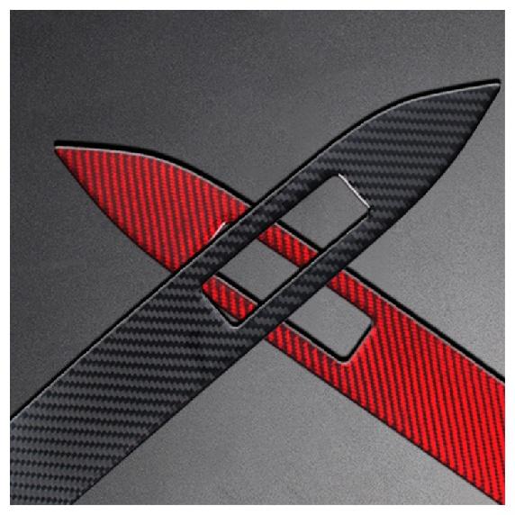 Carbon Faser Aufkleber Auto Dashboard Instrument Dekoration Streifen Innen Trim Rahmen Für Ford Mustang 2005-2022