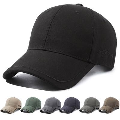Spring Autumn Men's Hat Outdoor Sunshade Sunscreen Baseball Cap Letter Embroidery Fishing Hat Peak Cap