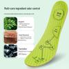 Artemisia Argyi Deodorizing Breathable Insoles: Soft, Sweat-Absorbent, Massage Comfort for Sports and Training