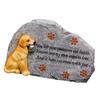 Resin Pet Memorial Plaques Grave Stone Personalized Pet Dog Memorial Stone