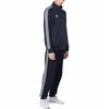 Adidas Sweatshirts Unisex Black With White Stripes Stand Collar Moderate Other TR30JR-BW-