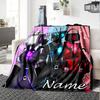 Customiz Name Personality Skibidi Toilet Blanket Soft &Warm Sofa Office Bed Travel Lunch Break Blanket, Gift Suitable All Seasons