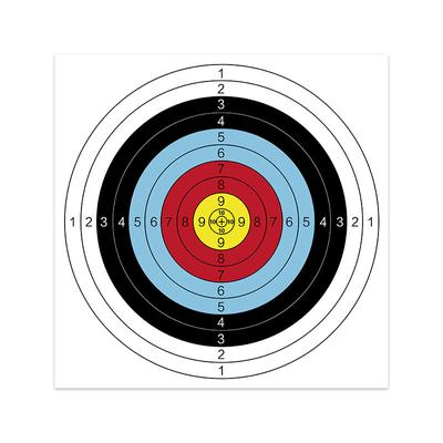 12 szt. Tarcze Łucznicze 40x40cm Papierowa Twarz Trwała Trening Praktyczny do Strzał Łuk Trening Sport Strzałki Polowanie Akcesoria do Strzelania