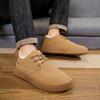 Moda 2025 Inverno Uomo Retro Caldo Casual Medio Alto Casual Scarpa di Cotone Tendenza Moda Versatile Morbido Confortevole Chunky Sneakers di Peluche